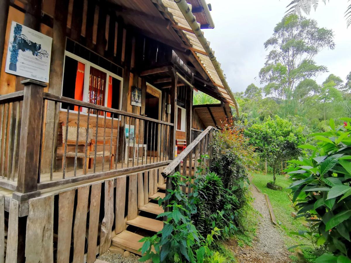 Gasthaus Cabana La Isla Jardín Exterior foto