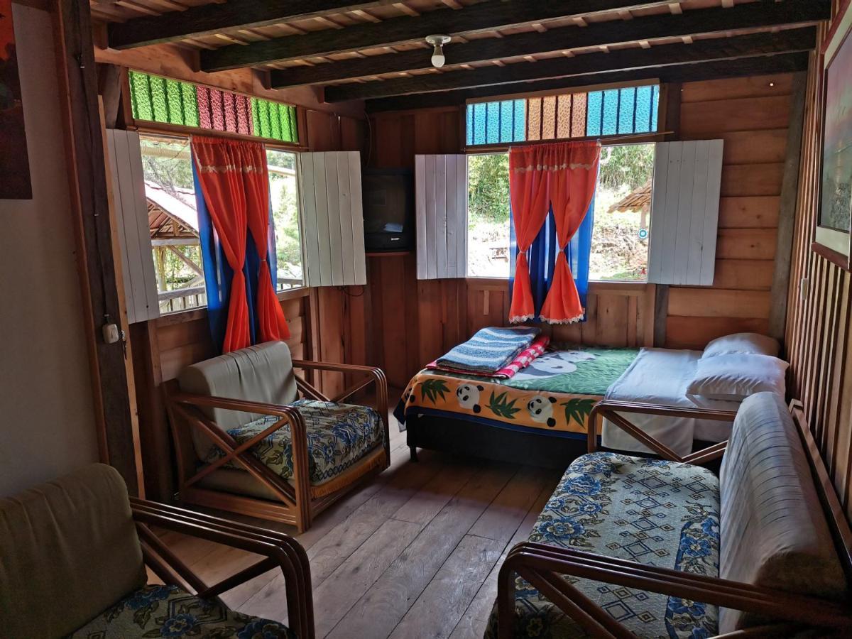 Gasthaus Cabana La Isla Jardín Exterior foto